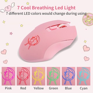 Sailor moon Chuột không dây 2.4g Có Thể Điều Chỉnh Tiện Dụng