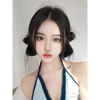 Tóc Giả Nơ Xoăn Nhẹ Lơi 20cm, Tóc Nơ Giả Y2K phong cách Hàn Quốc Ngọt Ngào Hamin Store