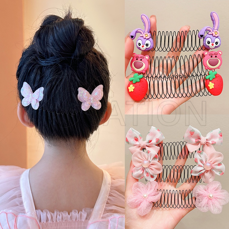 Dễ Thương Lược Kim Loại Chải Tóc / Lược Chải Tóc Vô Hình Linh Hoạt Kiểu Hoạt Hình Xinh Xắn