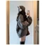 Áo sweater Dệt Kim Mềm Mại Dáng Rộng Cổ Chữ v Thời Trang Thu Đông Cho Nữ