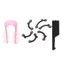 AFTEROF 6 Cái / bộ Kẹp Định Hình Nâng Mũi, Kẹp Kẹp Nữ Bé Gái Kẹp Mũi Corrector, Thiết Thực Thẳng Mũi Làm Đẹp Dụng Cụ Massage