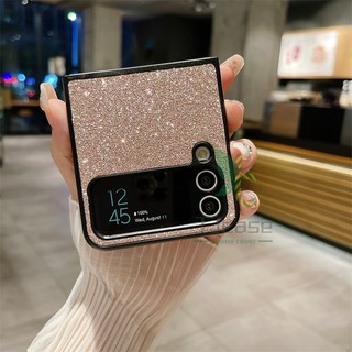 Ốp lưng mỏng lấp lánh lấp lánh Samsung Galaxy Z Flip 5 Z Flip 7 Z Flip 6 Vỏ mạ chống trầy xước cho nữ Vỏ cứng