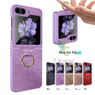 Bao Da Điện Thoại Đính Kim Tuyến Cho samsung galaxy z flip 5 Ốp