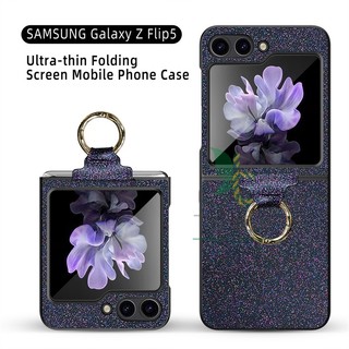 Bao Da Điện Thoại Đính Kim Tuyến Cho samsung galaxy z flip 5 Ốp
