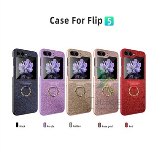 Bao Da Điện Thoại Đính Kim Tuyến Cho samsung galaxy z flip 5 Ốp