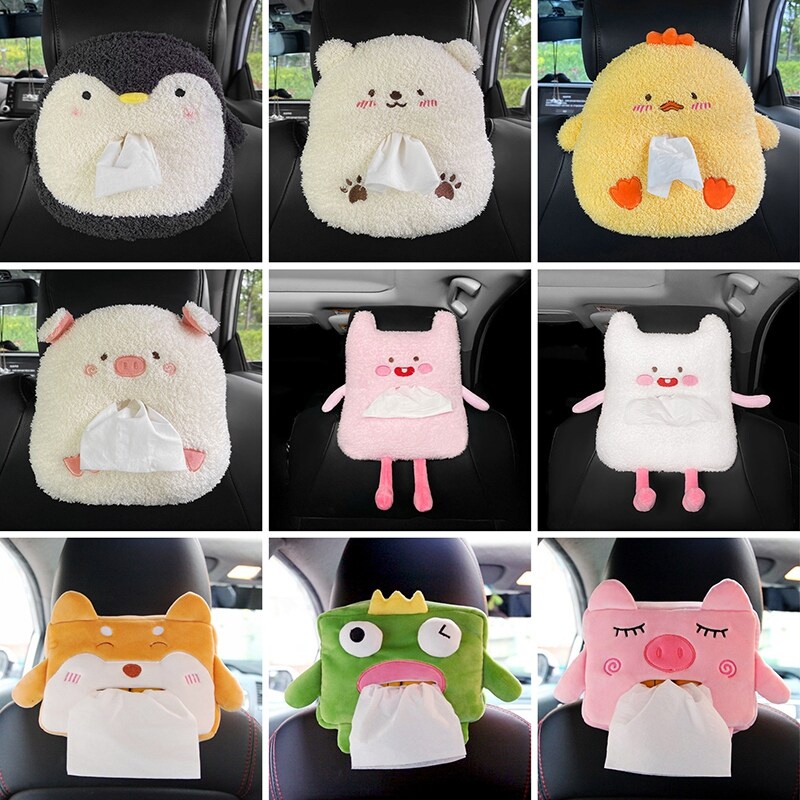 Hộp Đựng Khăn Giấy Hình Xe Hơi / Động Vật Dễ Thương Nhỏ Gọn Tiện Dụng Trang Trí Nhà Cửa / Văn Phòng
