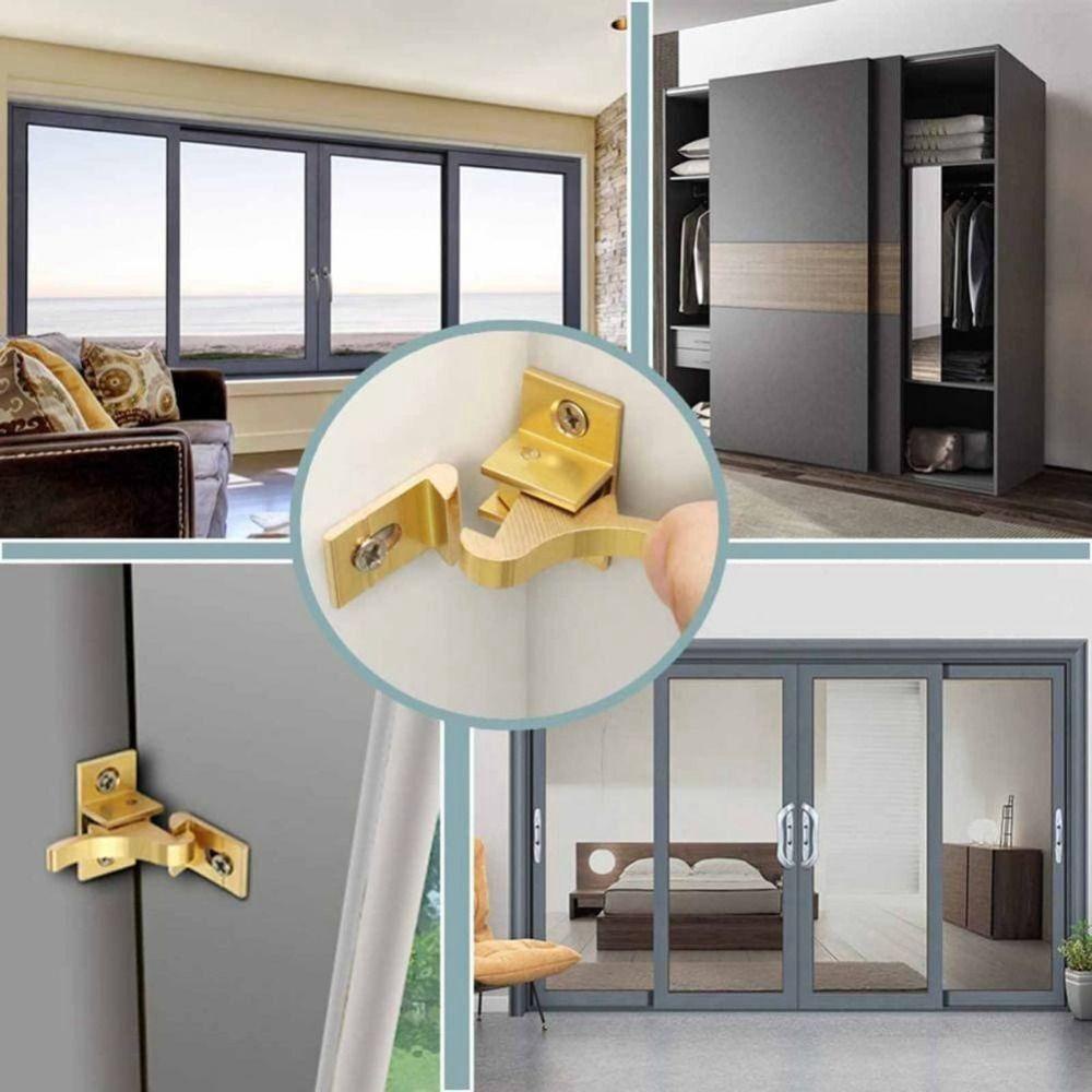 Khóa chốt chim UMITY, Khóa khuỷu tay cửa cải tiến nhà bằng đồng thau, Móc cửa sổ tự động có độ ồn thấp kiểu cổ điển Cửa bắt cửa sổ
