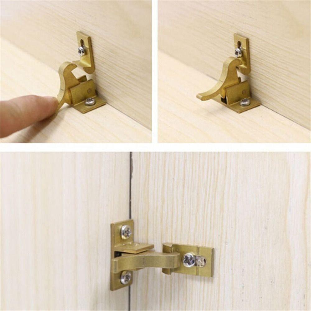 Khóa chốt chim UMITY, Khóa khuỷu tay cửa cải tiến nhà bằng đồng thau, Móc cửa sổ tự động có độ ồn thấp kiểu cổ điển Cửa bắt cửa sổ