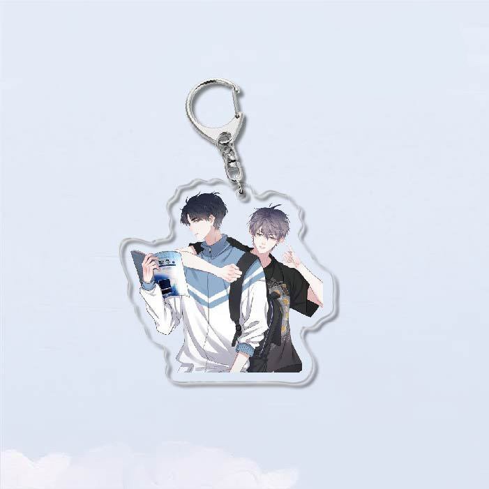 ( Mica trong acrylic ) Móc khóa NGỤY TRANG HỌC TRA anime chibi game xinh xắn