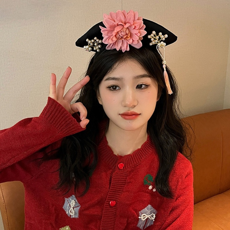 FL Trung Quốc Court Princess Hair Hoop để đóng vai và sân khấu Mũ đội đầu công chúa