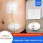 AFTEROF 10 Chiếc Miếng Lót Ống Ăn, Ống Dẫn Vết Thương Ngoại Vi Băng Ống Thông Ngực, Thay Thế Gtube Tiếp Liệu Phụ Kiện Lọc Nước Xả Băng Dính Bệnh Nhân