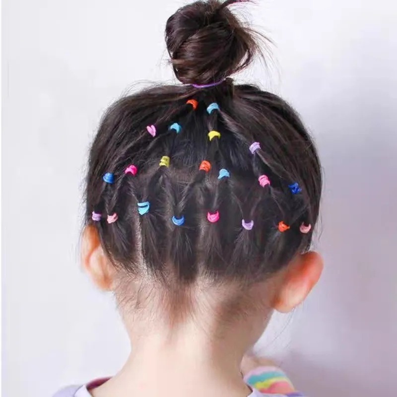 [Đặc Biệt] Dây Cao Su Nhỏ / Dây Buộc Tóc Không Làm Tổn Thương Tóc / Phụ Kiện Tóc Thời Trang / Dây Buộc Tóc Cao Su mini Co Giãn Nhiều Màu Sắc