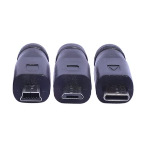 WU Nữ DC5 5x2 1mm sang Nam Bộ Chuyển Đổi Sang Mini USB Micro USB Loại C