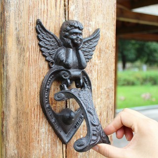Tay Nắm Cửa Bằng Sắt Hình Chim Cú Cổ Điển