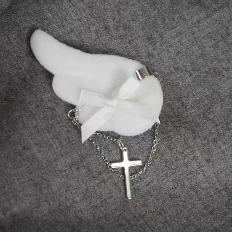 COO Nơ Cánh Kẹp Cross Pendant Cho Bé Gái