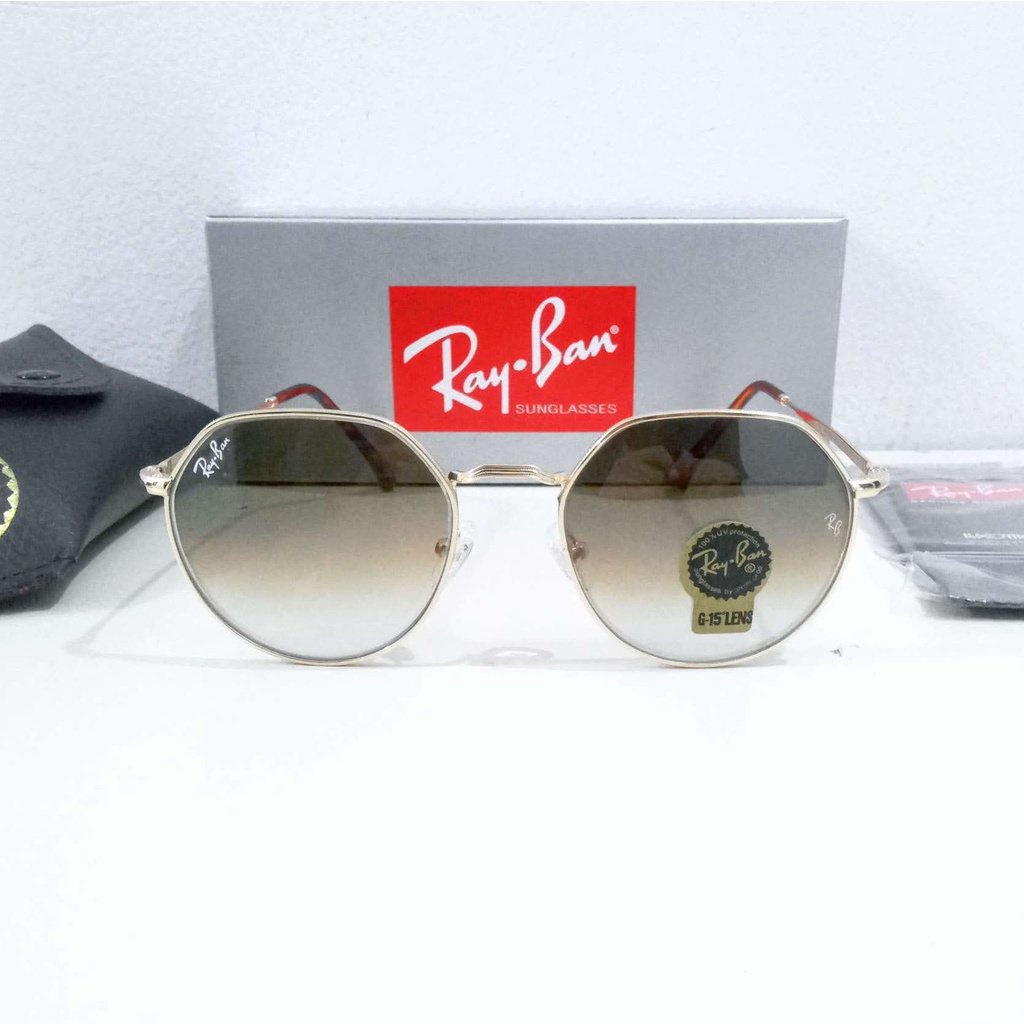 Kính râm Ray Ban Jack 3568 Unissex mới 6 màu có sẵn | Shopee Việt Nam
