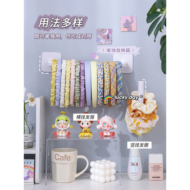 Kệ treo tường Trưng Bày Dây Buộc Tóc / Trang Sức Tiện Lợi