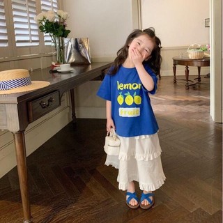AT5-[tomnaukids] Áo thun cộc tay bé gái vải cotton dễ thương - Size 9-40Kg