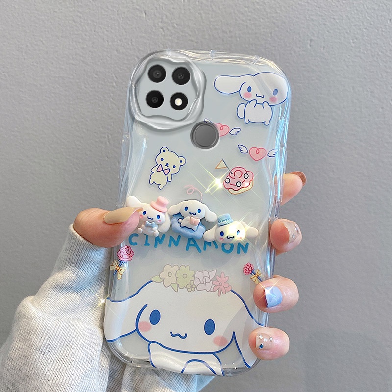 ốp lưng Oppo A15 Ốp Điện Thoại tpu Mềm Trong Suốt Phối Búp Bê Gấu Dễ Thương Dành Cho oppo a15 a15s TY