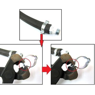 HIGHVIEWLS 10 Cái Kẹp Ống dẫn động Giun cố định, Bộ phân loại tai đôi mạ kẽm có thể điều chỉnh, dùng cho ống nước Hoop