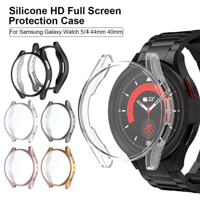 Ốp Lưng TPU Cho Samsung Watch 4 3 45mm 44mm 41mm 40mm Full Silicon Bảo Vệ Dành Cho Samsung Watch 4 Cổ Điển 46mm 42mm