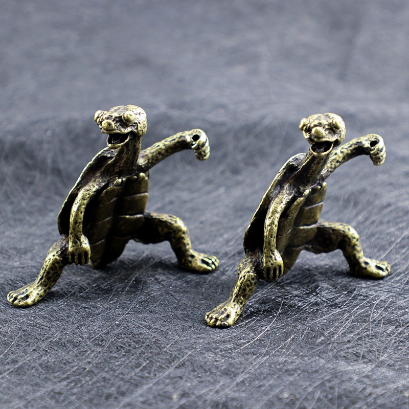 Kungfu trang trí phụ kiện xông nhang không tăm, đồ trang trí nhỏ bàn trà decor sang trọng