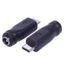 WU Nữ DC5 5x2 1mm sang Nam Bộ Chuyển Đổi Sang Mini USB Micro USB Loại C