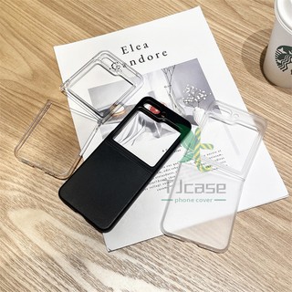 Ốp lưng gấp siêu mỏng Samsung Galaxy Z Flip 5 Z Flip 5 Z Flip 6 Màu trơn / mờ / trong suốt / đen / Vỏ không dây từ tính Thân thiện với da Vỏ Pc cứng thân thiện với da