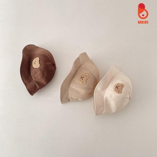 Mũ vành thêu hình gấu thỏ cho bé từ 1 tới 3 tuổi