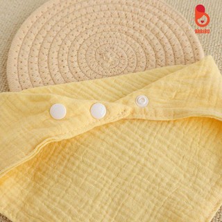 Yếm xô muslin trơn siêu mềm, thấm hút cho bé từ 0 tới 3 tuổi