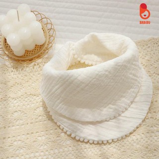 Yếm xô muslin trơn siêu mềm, thấm hút cho bé từ 0 tới 3 tuổi