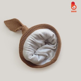 Mũ len thắt nút họa tiết gấu đáng yêu cho bé từ 6 tới 24 tháng