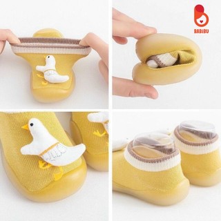 Giày bún tập đi cho bé hình thú cổ ngắn, siêu mềm, đế silicon
