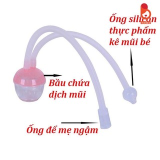 Hút mũi Xiebaoo silicon mềm kèm gắp gỉ và cọ vệ sinh cho bé