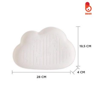Khay đựng chén đĩa ăn dặm, khay hình đám mây cho bé