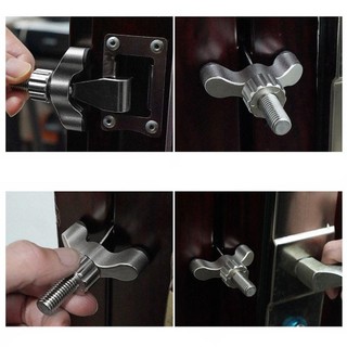 Risedot Khóa Cửa, Nút Chặn Cửa Chống Trộm Trẻ Em, Di Động Sống Một Mình Hợp Kim Kẽm An Toàn Cửa Chốt Du Lịch