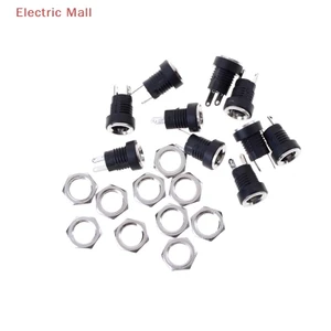 10 Cái -022B Ổ cắm Jack cấp nguồn Đầu nối gắn bảng điều khiển nữ 5.5 * 2.1mm mới
