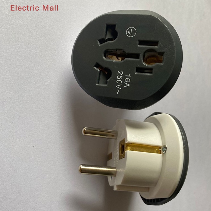 1 Phích Cắm Điện Chuyển Đổi eu 16a usto eu us uk cn Sang eu Tiện Dụng