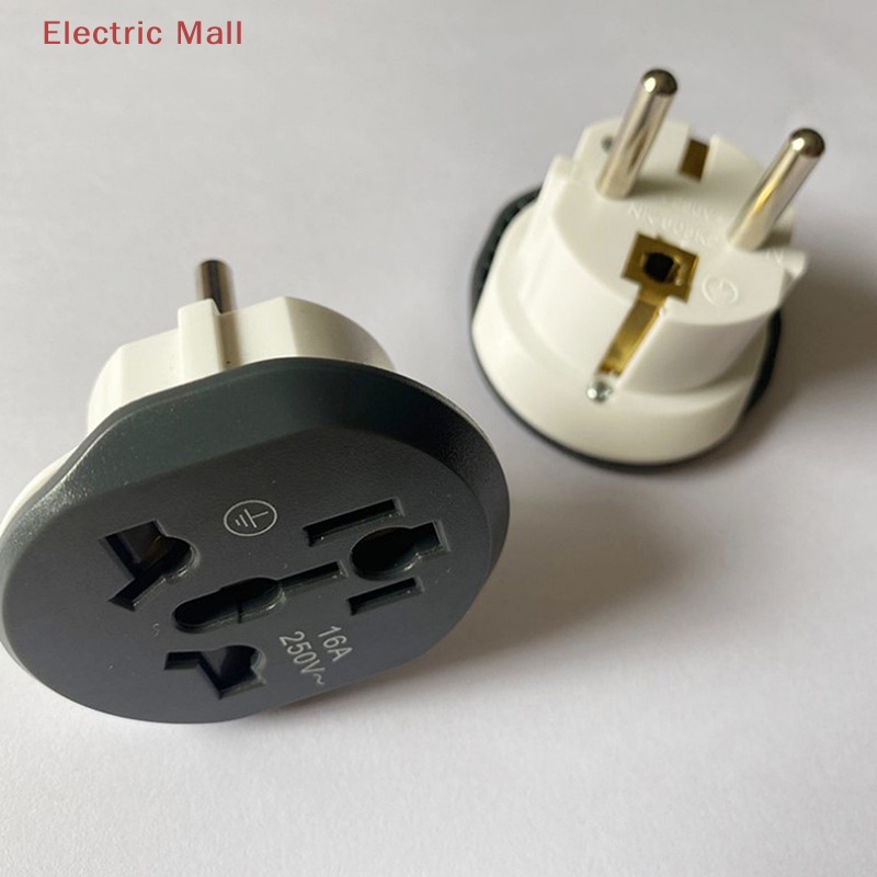 1 Phích Cắm Điện Chuyển Đổi eu 16a usto eu us uk cn Sang eu Tiện Dụng