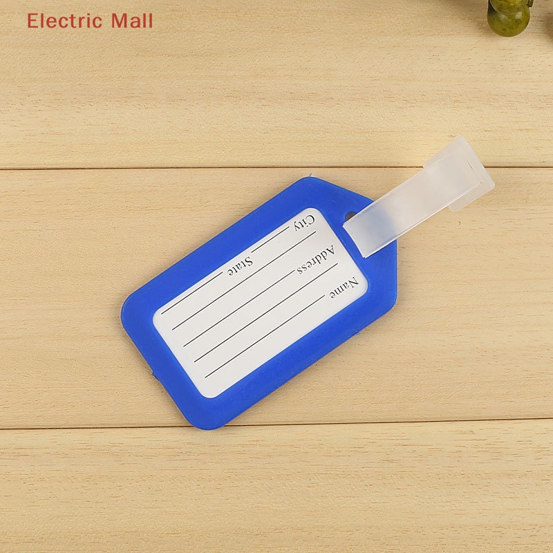 [Electricmall] Thẻ Ghi Thông Tin Hành Lý Bằng Nhựa Cho Nam Và Nữ Giao Hàng Vận Chuyển Hành Lý Du Lịch