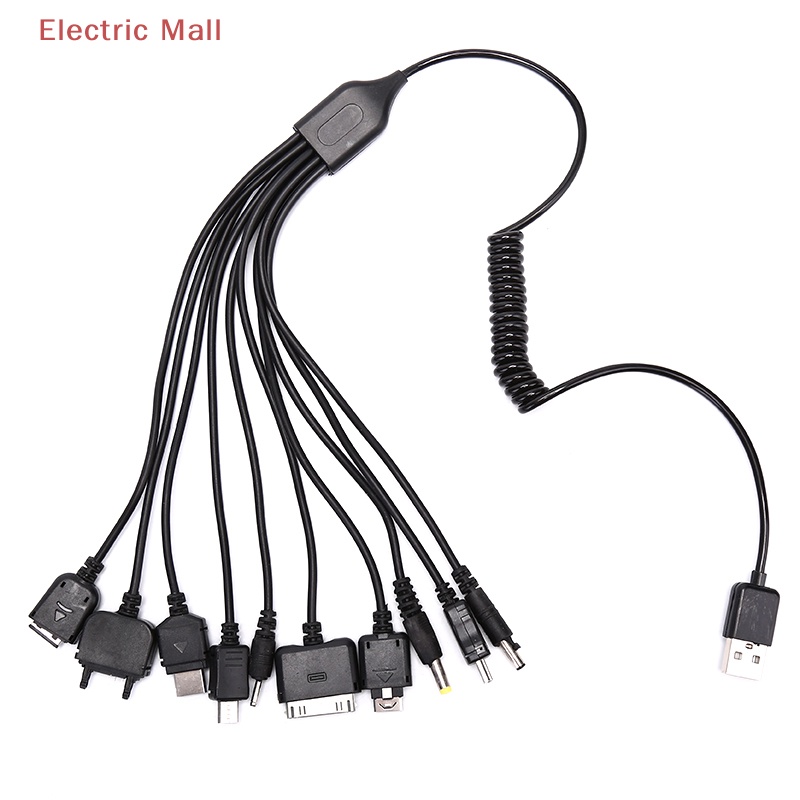 Dây Cáp Sạc usb Đa Năng 10 Trong 1 Cho Điện Thoại