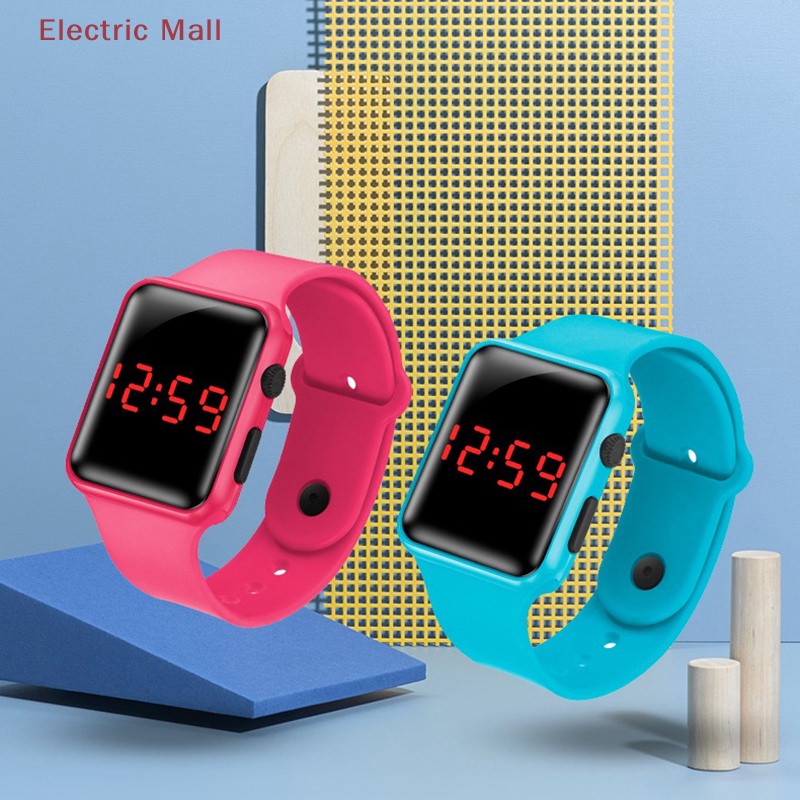 Đồng Hồ Điện Tử Đèn led silicone Chống Nước Cho Trẻ Em [Mnkg]
