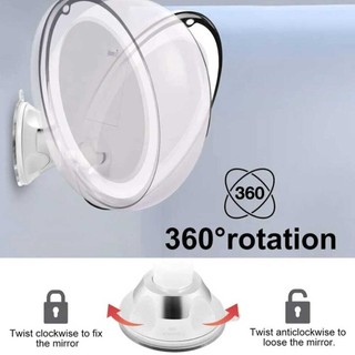10X Magnifying Mirror With LED Lights Make Up Shaving Illuminated Cosmetic