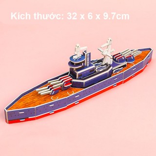 Đồ Chơi Xếp Hình Ngôi Nhà 3D Bằng Bìa Xốp Cho Bé Mô hình 3D giấy tự lắp ráp SUNNY DAY