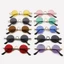 IAPPORTUNIA Circle Shades, Kính râm tròn nhỏ đầy màu sắc bảo vệ UV400, Kính mắt Punk thời trang dành cho nữ và nam giới