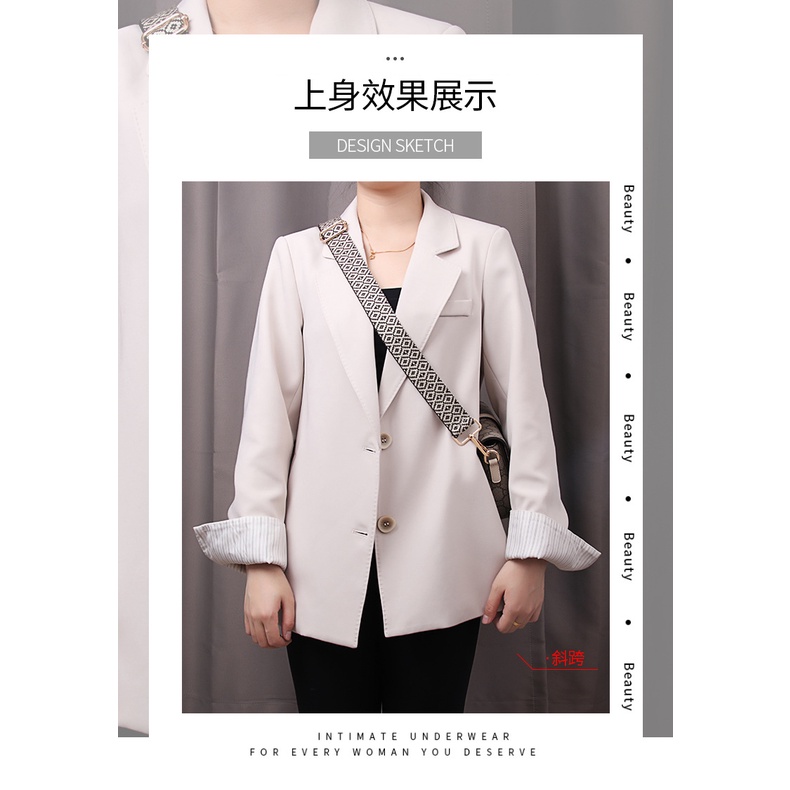 3.8cm Rộng Nữ Túi Phụ Kiện Đeo Vai Kim Cương Jacquard Túi Dây Đeo Thay Thế Dây Đeo Vai Túi Dây Đeo Nhiều Màu Có Thể Điều Chỉnh