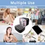 Túi làm móng tay JUIC, có tay cầm Dụng cụ sắp xếp móng tay hai lớp, Túi xách 30 lưới PU Nylon Túi trang điểm Gel sơn móng tay