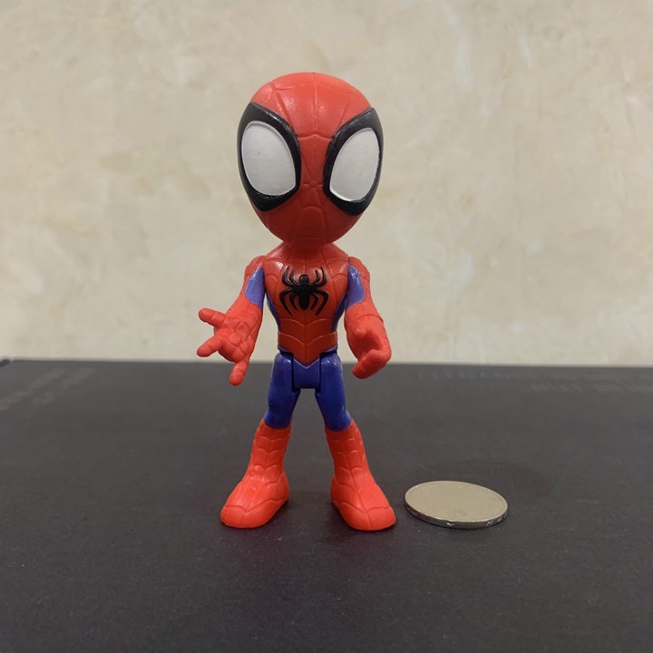 Marvel Mô Hình Người Nhện / Tê Giác Màu Xanh Lá Dùng Trang Trí