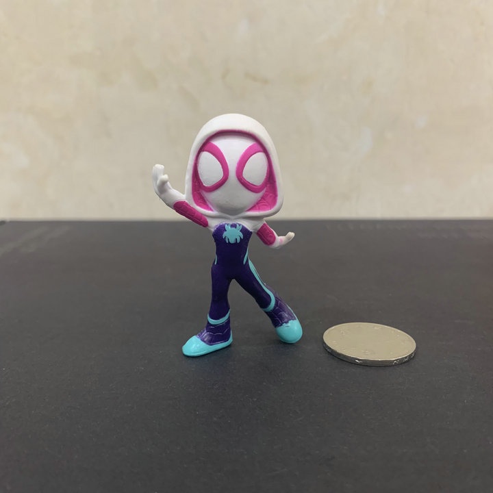 Marvel Mô Hình Người Nhện / Tê Giác Màu Xanh Lá Dùng Trang Trí