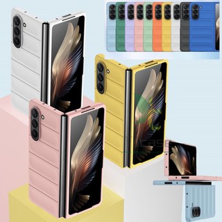 Ốp lưng gấp màu trơn siêu mỏng Samsung Galaxy Z Fold 7 Z Fold 6 chắc chắn / thân thiện với da / trong suốt / mờ / vỏ bút Vỏ Pc cứng